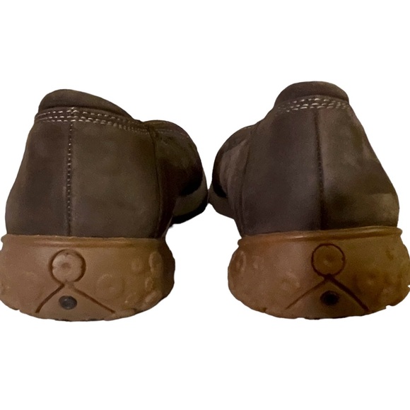 Women’s Timberland Brown Nubuck Leather Slip On Flats: Size8 - Picture 5 of 8